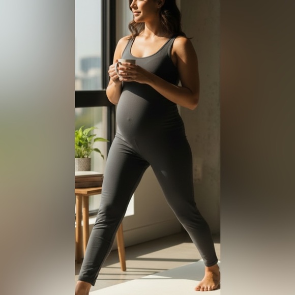 Isabel Maternity by Ingrid & Isabel Pants - Isabel Maternity by Ingrid & Isabel Black Jumpsuit Size XXL - Bumpsuit